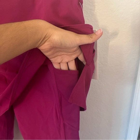 Lululemon Rare 2 in 1 HR Tennis Skirt Tight 25 inch Size 8 Color Magenta MGPR - Picture 4 of 7